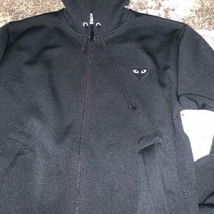 Cdg black Zip-up hoodie